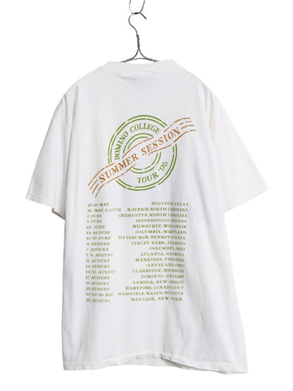 90s ジミー バフェット ツアー 両面 イラスト プリント Tシャツ メンズ XL / オールド バンド ロック コロナ ビール GIANT 白 大きいサイズ
