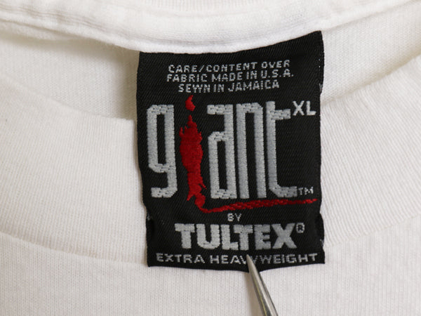 90s ジミー バフェット ツアー 両面 イラスト プリント Tシャツ メンズ XL / オールド バンド ロック コロナ ビール GIANT 白 大きいサイズ