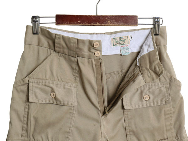 80s エルエルビーン スポルティフ 別注 ブッシュ ショートパンツ メンズ 30 / ヴィンテージ ストレッチ サファリ ショーツ 短パン カーゴ