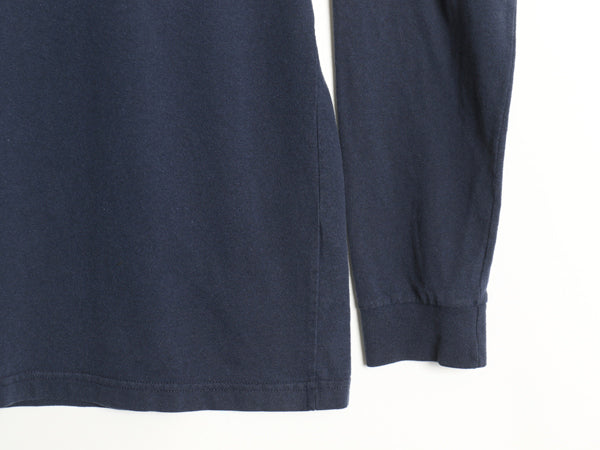 パタゴニア 両面 プリント 長袖 Tシャツ メンズ L / 17年製 アウトドア ロンT ロングスリーブ グラフィック バックプリント カットソー 紺