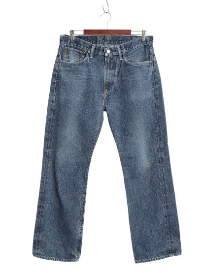 ポロ ラルフローレン デニム パンツ メンズ 32 30 / ヴィンテージ 加工 モデル ジーンズ ジーパン ストレート ヒゲ アタリ ハチノス 濃紺