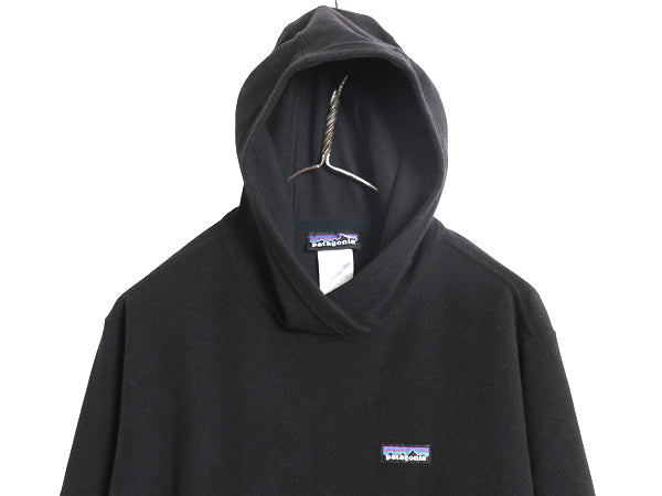 パタゴニア マイクロD フーディ メンズ M 古着 11年製 オールド アウトドア フリース プルオーバー ジャケット パーカー ロンT ブルゾン 黒