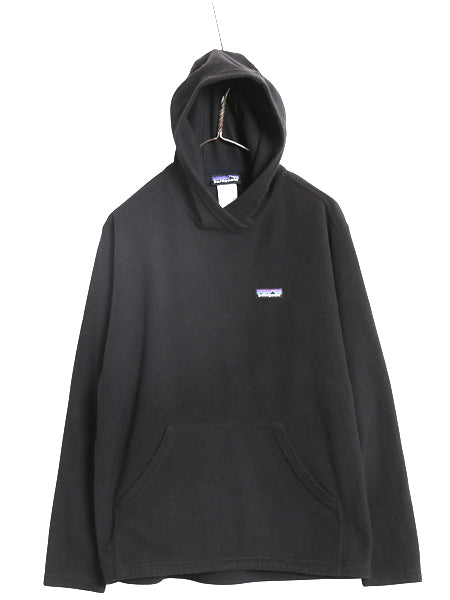 パタゴニア マイクロD フーディ メンズ M 古着 11年製 オールド アウトドア フリース プルオーバー ジャケット パーカー ロンT ブルゾン 黒