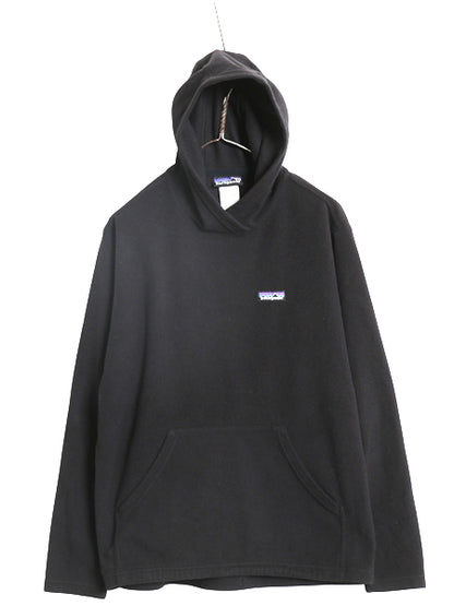 パタゴニア マイクロD フーディ メンズ M 古着 11年製 オールド アウトドア フリース プルオーバー ジャケット パーカー ロンT ブルゾン 黒