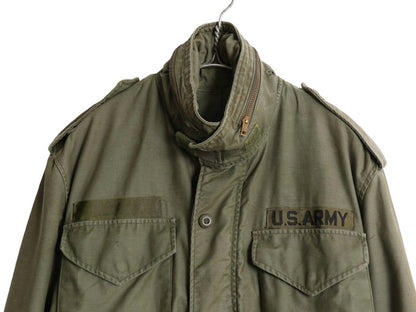 80s 米軍実物 US ARMY M-65 フィールド ジャケット SMALL X SHORT / 83年製 ヴィンテージ ミリタリー 軍物 3rd ブラス ブルゾン ジャンパー