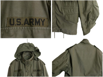 80s 米軍実物 US ARMY M-65 フィールド ジャケット SMALL X SHORT / 83年製 ヴィンテージ ミリタリー 軍物 3rd ブラス ブルゾン ジャンパー