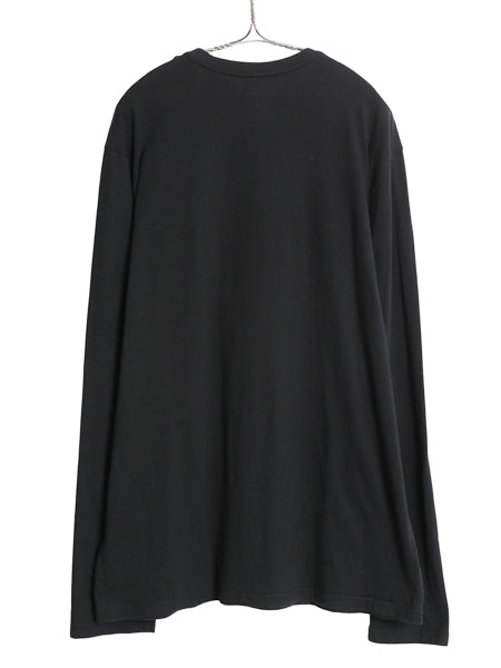 ポロベア ポロ ラルフローレン プリント 長袖 Tシャツ メンズ レディース L / キャラクター コットン カットソー ロンT ロングスリーブ 黒