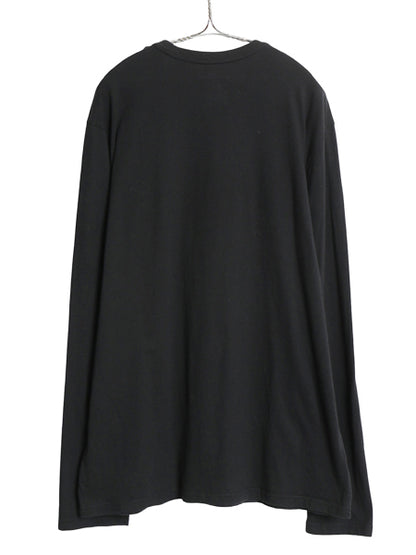 ポロベア ポロ ラルフローレン プリント 長袖 Tシャツ メンズ レディース L / キャラクター コットン カットソー ロンT ロングスリーブ 黒