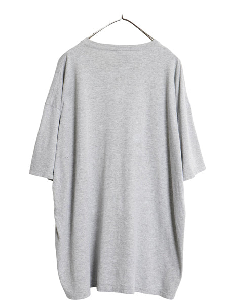 90s USA製 ナイキ ビッグ スウッシュ プリント Tシャツ メンズ XXL オールド ヘビーウェイト グラフィック アート カットソー 大きいサイズ