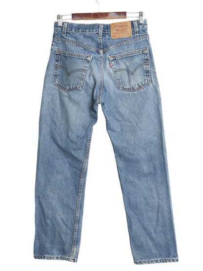 90s 00s USA製 リーバイス 505 デニム パンツ メンズ 29 30 オールド ジーンズ ジーパン スリム ストレート ヒゲ アタリ 赤タブ 5ポケット