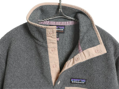 パタゴニア ライトウェイト シンチラ スナップT レディース XS 17年製 フリース プルオーバー ジャケット ブルゾン アウトドア ジャンパー