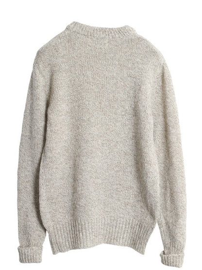 70s ウールリッチ ニット セーター レディース M 小さめ S 程/ 白タグ ヴィンテージ ウール 長袖ニット クルーネック 無地 ミドルゲージ