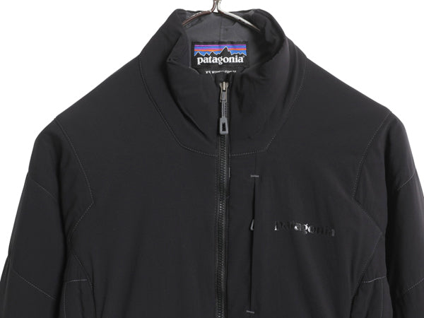 パタゴニア ナノ エア ジャケット レディース XS 古着 14年製 フルジップ 中綿 ナイロン キルティング ブルゾン ワンポイント シンプル 黒