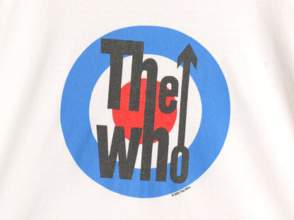 00s USA製 The Who イラスト プリント リンガー Tシャツ メンズ L / オールド 当時物 オフィシャル バンド ロック グラフィック ツートン