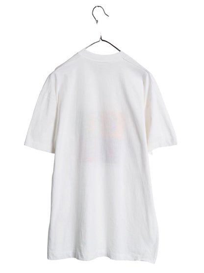 90s 企業 アート イラスト プリント Tシャツ メンズ XL オールド 当時物 グラフィック シングルステッチ コットン カットソー 大きいサイズ
