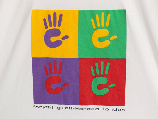 90s 企業 アート イラスト プリント Tシャツ メンズ XL オールド 当時物 グラフィック シングルステッチ コットン カットソー 大きいサイズ