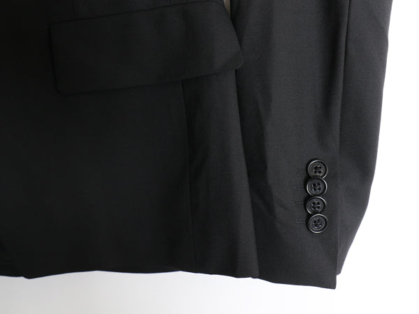 デッドストック ブルックスブラザーズ テーラード ジャケット レディース XS 程 MILANO FIT ストレッチ ウール ブレザー ビジネス ブラック