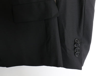 デッドストック ブルックスブラザーズ テーラード ジャケット レディース XS 程 MILANO FIT ストレッチ ウール ブレザー ビジネス ブラック