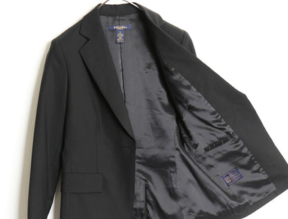 デッドストック ブルックスブラザーズ テーラード ジャケット レディース XS 程 MILANO FIT ストレッチ ウール ブレザー ビジネス ブラック