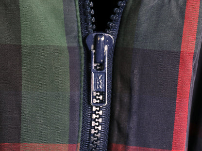 90s GAP MNT COUNTRY 中綿 キルティング ベスト メンズ S オールド アウトドア スポーツ チェック フルジップ 裏 フリース 重ね着 前開き 