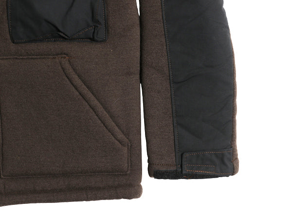 90s 米軍実物 ECWCS GEN1 裏 パイル フリース ジャケット メンズ М / オールド 90年製 アーミー ミリタリー ベアー ジャンパー 軍物 茶 黒