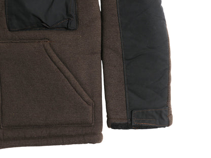 90s 米軍実物 ECWCS GEN1 裏 パイル フリース ジャケット メンズ М / オールド 90年製 アーミー ミリタリー ベアー ジャンパー 軍物 茶 黒