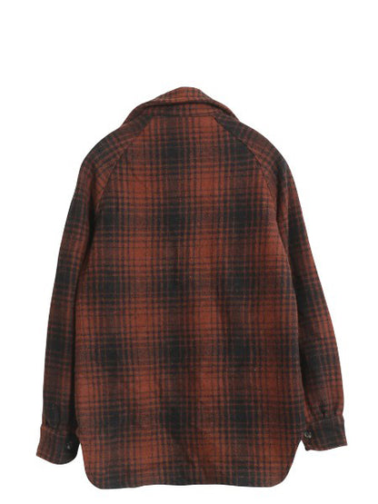 70s 80s USA製 CLASS-5 チェック CPO ウール シャツ メンズ XS / ヴィンテージ ヘビーウェイト ジャケット 長袖シャツ ツートン シンプル