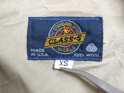 70s 80s USA製 CLASS-5 チェック CPO ウール シャツ メンズ XS / ヴィンテージ ヘビーウェイト ジャケット 長袖シャツ ツートン シンプル