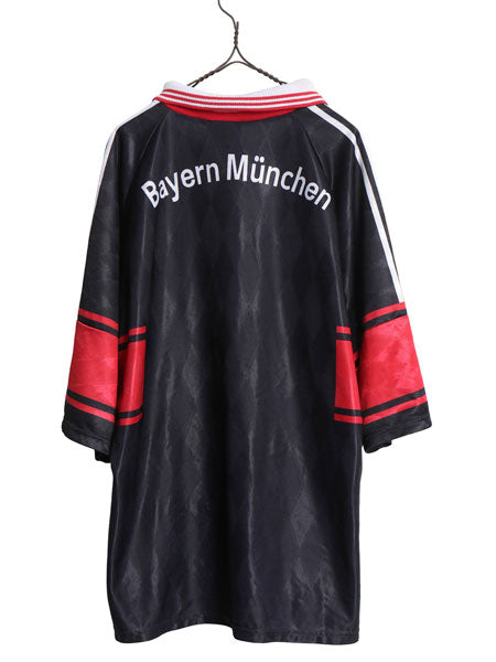 90s ☆ アディダス バイエルン ミュンヘン サッカー ユニフォーム メンズ XL 97 98 99 当時物 ドイツ ブンデスリーガ ホーム フットボール