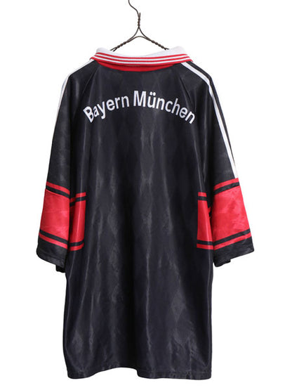 90s ☆ アディダス バイエルン ミュンヘン サッカー ユニフォーム メンズ XL 97 98 99 当時物 ドイツ ブンデスリーガ ホーム フットボール