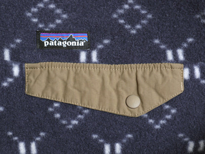 パタゴニア 総柄 ライトウェイト シンチラ スナップT メンズ XXL 古着 20年製 フリース プルオーバー ジャケット ハイネック 大きいサイズ