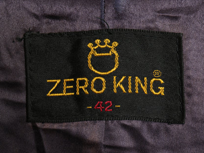 70s USA製 ZERO KING チェスター コート メンズ L 程 古着 ヴィンテージ ツイード ウール ハーフコート 裏ボア パイル ライナー ジャケット