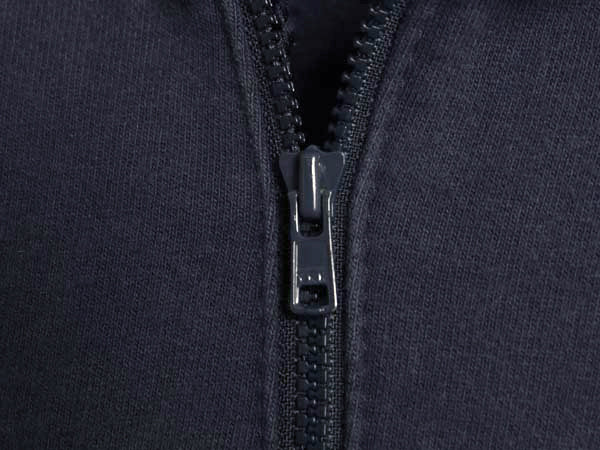 USA製 COAST GUARD フルジップ プリント スウェット フード パーカー メンズ M 古着 トレーナー 裏起毛 ヘビーウェイト 軍物 ミリタリー 紺