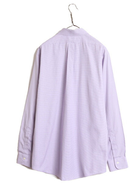 ブルックスブラザーズ チェック 長袖 シャツ メンズ L / Brooks Brothers 長袖シャツ ピマ コットン ポケット付き ノーアイロン ワイシャツ