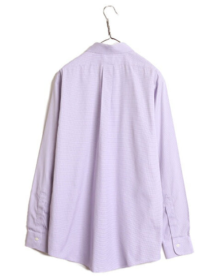 ブルックスブラザーズ チェック 長袖 シャツ メンズ L / Brooks Brothers 長袖シャツ ピマ コットン ポケット付き ノーアイロン ワイシャツ