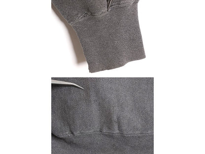 90s USA製 チャンピオン リバースウィーブ スウェット メンズ M / 古着 90年代 オールド Champion ロゴ刺繍 裏起毛 トレーナー 目付き 濃灰