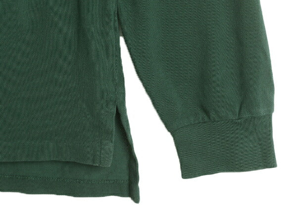ダブルポニー ポロ ラルフローレン 鹿の子 長袖 ポロシャツ メンズ XL 古着 ラガーシャツ タイプ ラグビー シャツ 長袖シャツ 大きいサイズ
