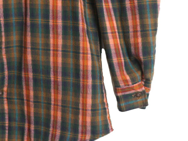 90s ウールリッチ 中綿 キルティング ライナー付き チェック フランネル シャツ メンズ L / 古着 90年代 Woolrich ネルシャツ 長袖シャツ