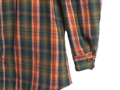 90s ウールリッチ 中綿 キルティング ライナー付き チェック フランネル シャツ メンズ L / 古着 90年代 Woolrich ネルシャツ 長袖シャツ