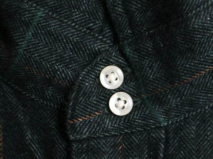 90s トミーヒルフィガー チェック フランネル シャツ メンズ L 90年代 オールド TOMMY HILFIGER 長袖シャツ ネルシャツ ヘリンボーン 厚手