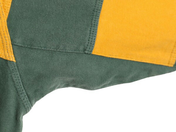 00s オービス ハイネック ボーダー 長袖 Tシャツ メンズ L / オールド ORVIS アウトドア ラガーシャツ 素材 ヘビーウェイト ハーフジップ