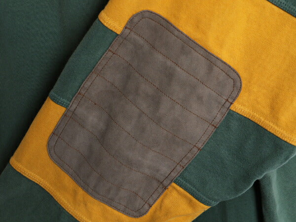 00s オービス ハイネック ボーダー 長袖 Tシャツ メンズ L / オールド ORVIS アウトドア ラガーシャツ 素材 ヘビーウェイト ハーフジップ