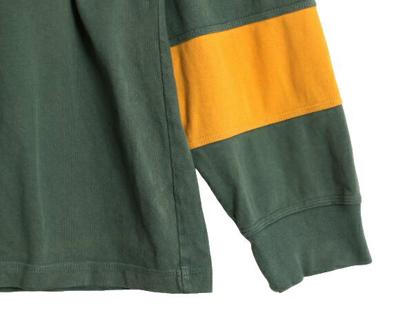 00s オービス ハイネック ボーダー 長袖 Tシャツ メンズ L / オールド ORVIS アウトドア ラガーシャツ 素材 ヘビーウェイト ハーフジップ