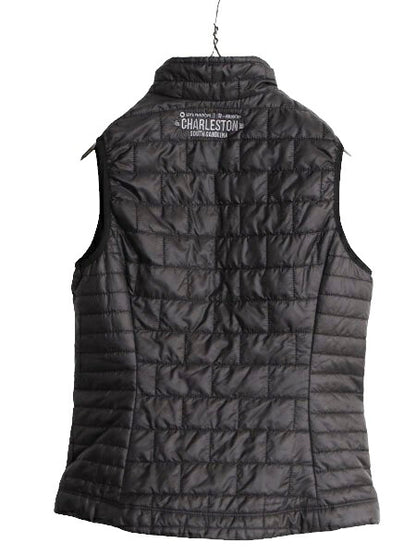 18年製 パタゴニア ナノ パフ ベスト レディース S / Patagonia 中綿 ナイロン キルティング フルジップ アウトドア パッカブル 重ね着 黒