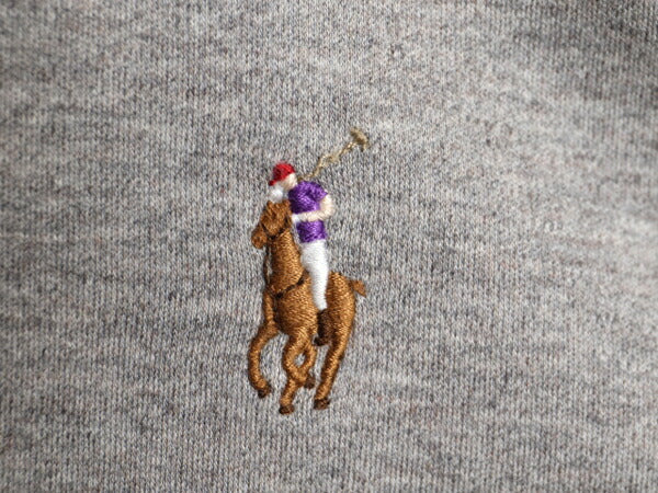 ポロ ラルフローレン ピマ コットン 長袖 ポロシャツ メンズ L / 古着 長袖シャツ ワンポイント ポニー刺繍 ストレッチ スムース 素材 薄手