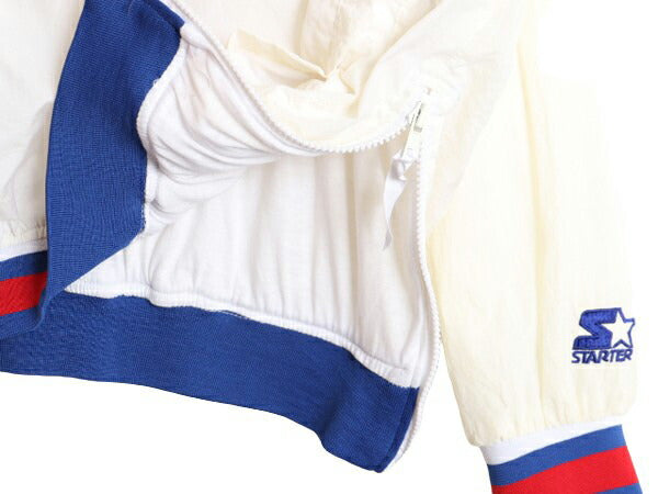 90s MLB オフィシャル スターター カブス ナイロン ジャケット メンズ XL オールド STARTER 大きいサイズ プルオーバー ウインドブレーカー