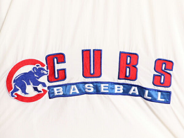 90s MLB オフィシャル スターター カブス ナイロン ジャケット メンズ XL オールド STARTER 大きいサイズ プルオーバー ウインドブレーカー