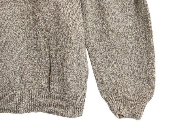 00s OLD GAP コットン ニット セーター メンズ XL 古着 00年代 オールド ギャップ 旧タグ 大きいサイズ 無地 杢 マルチカラー クルーネック