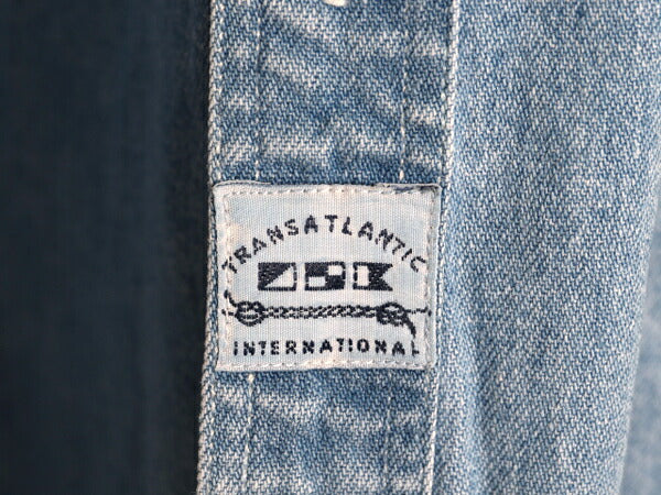 90s OLD GAP デニム 長袖 ボタンダウン シャツ メンズ L 90年代 オールド ギャップ ヘビーウェイト コットン 長袖シャツ ワーク 紺タグ BD