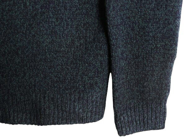 エルエルビーン ヘンリーネック ラム ウール ニット セーター メンズ M 古着 LLBEAN 無地 LLビーン モックネック プルオーバー アウトドア